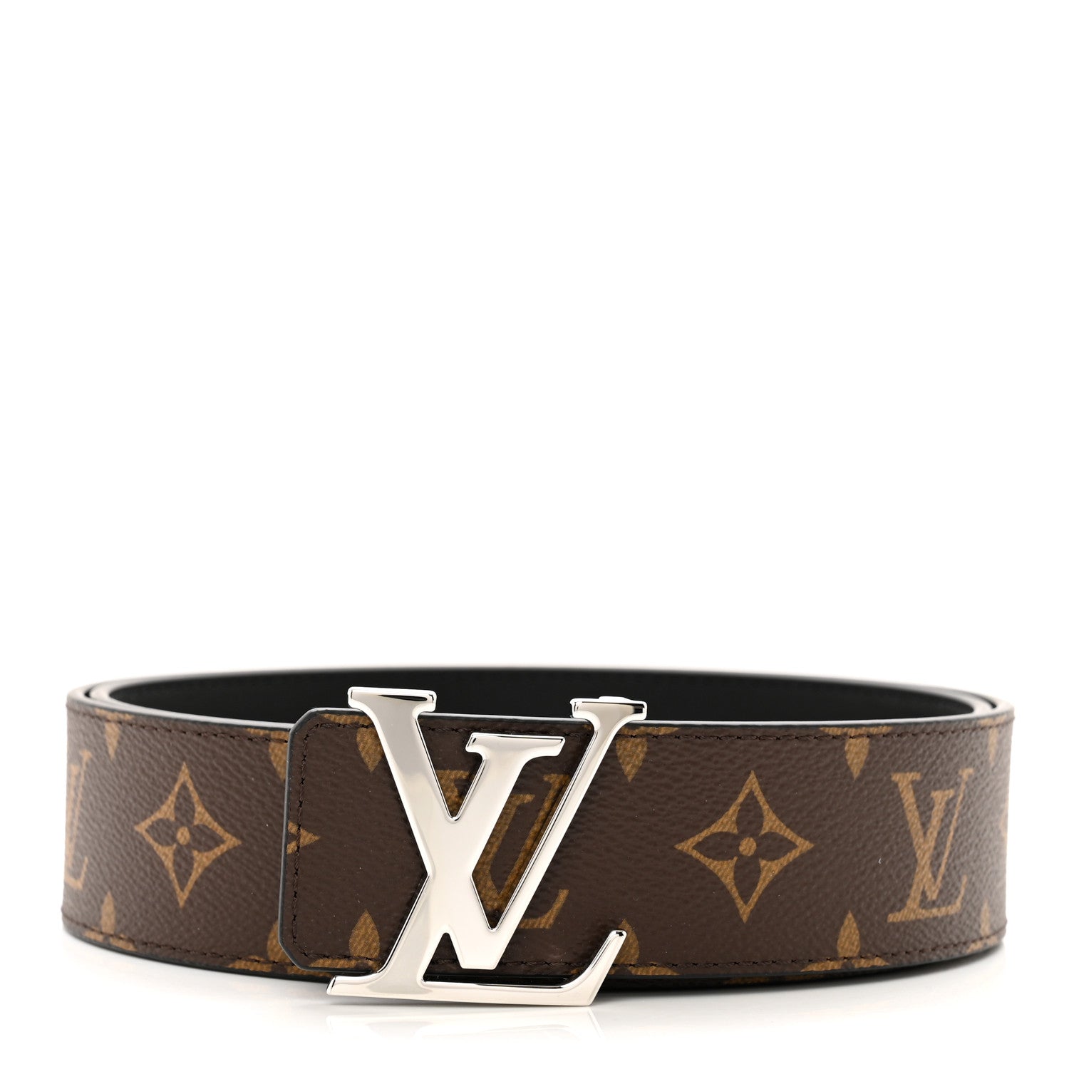 Louis Vuitton Monogram 40mm LV Initiales Belt 95/38 Black 1 of 4