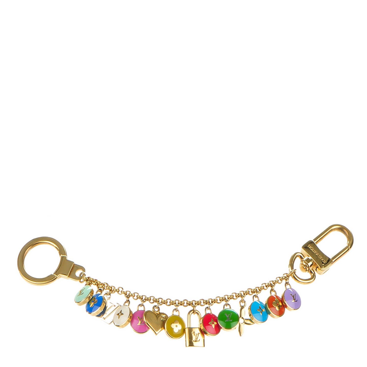 Pastilles Key Chain Bag Charm Multicolor