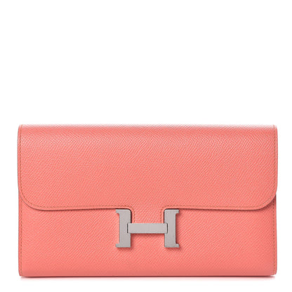 Hermes Epsom Constance Long Wallet Flamingo 1 of 8