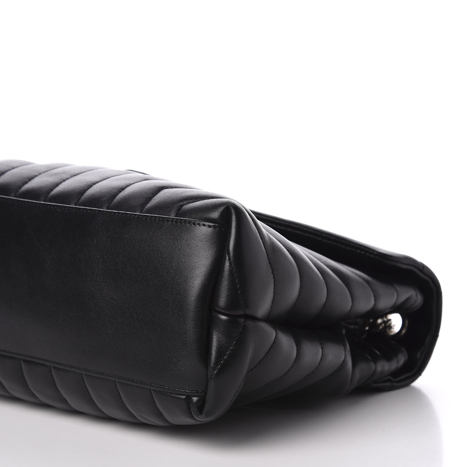 Saint Laurent Calfskin Y Quilted Monogram Medium Loulou Chain Satchel Black 6 of 11