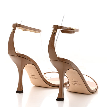 Jimmy Choo Patent Marin 60 Sandals 40 Dark Nude 4 of 8