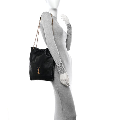 Saint Laurent Lambskin Matelasse Monogram Medium Jamie 4.3 Pochon Black 2 of 10