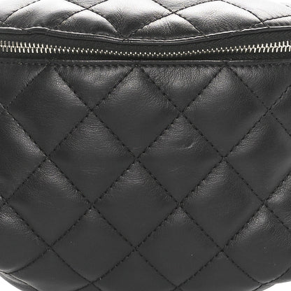 Chanel Calfskin Quilted Waist Belt Bag Black 8 of 10