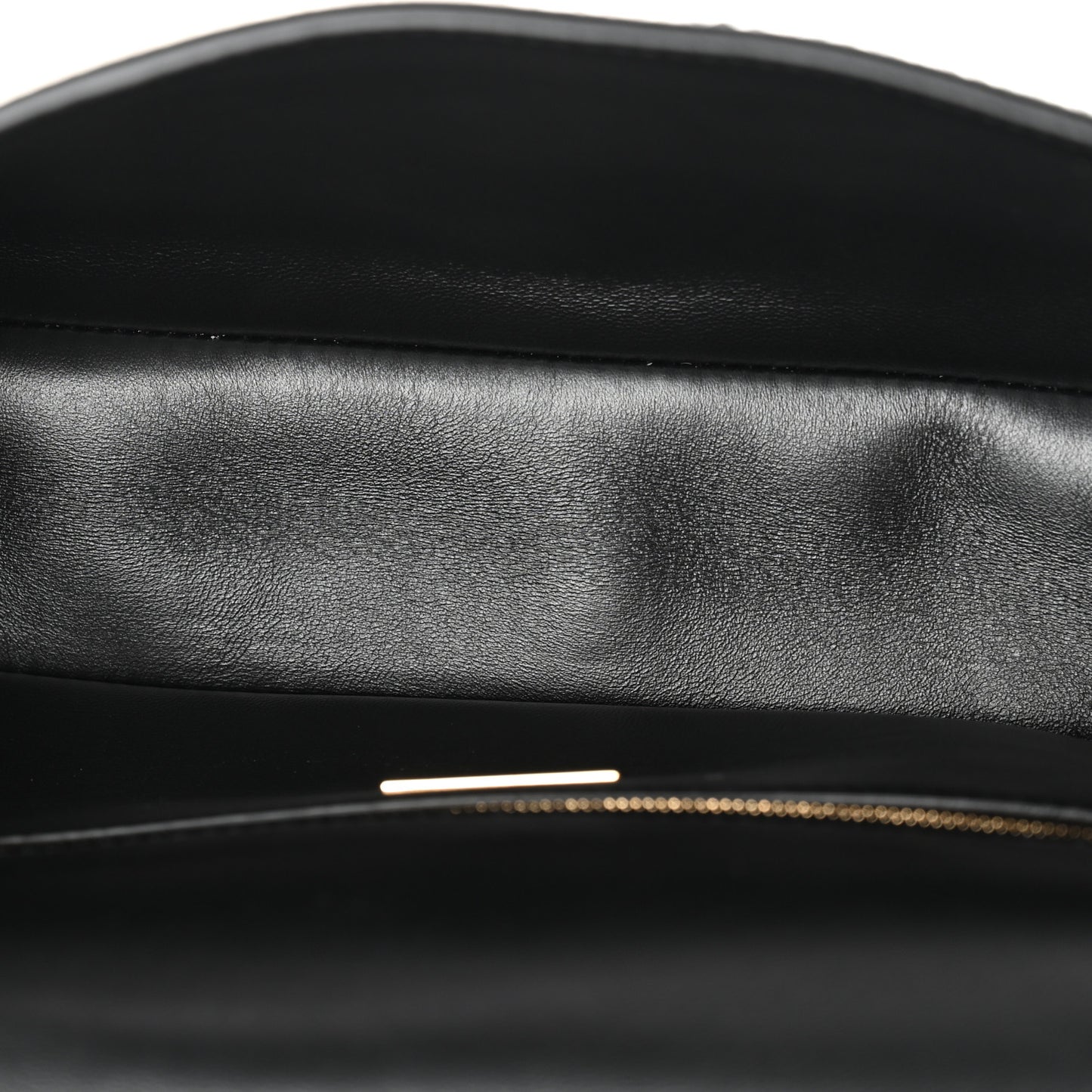 Calf Hair Baguette Black White