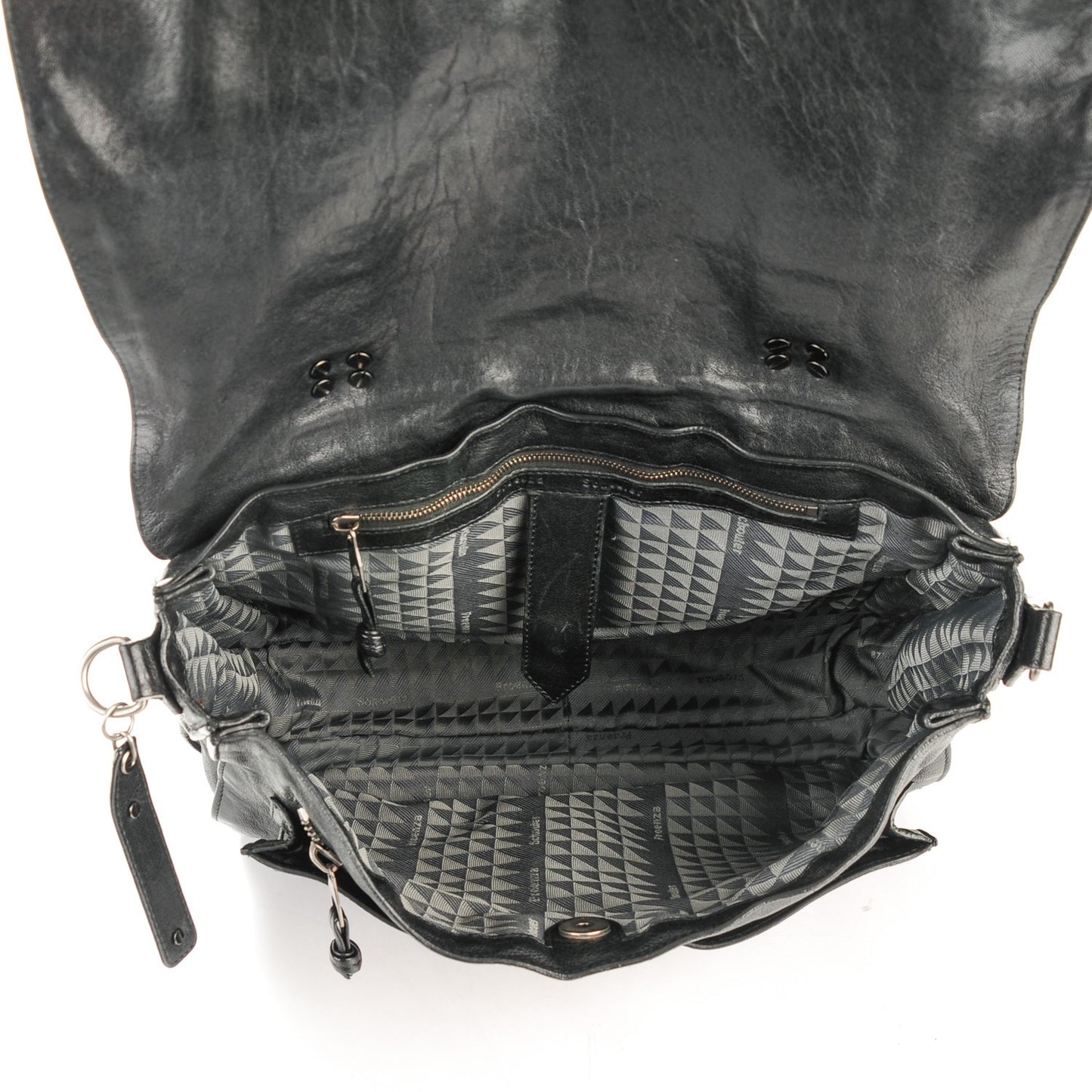 Lambskin Large PS1 Satchel Black