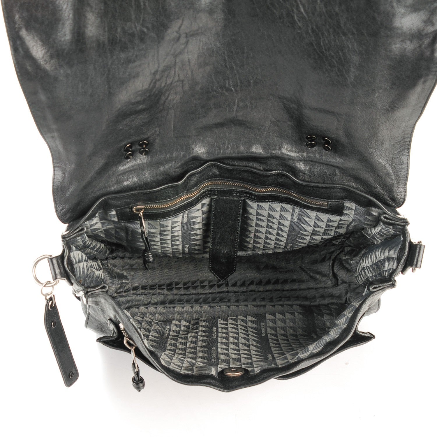 Proenza Schouler Lambskin Large PS1 Satchel Black 5 of 10