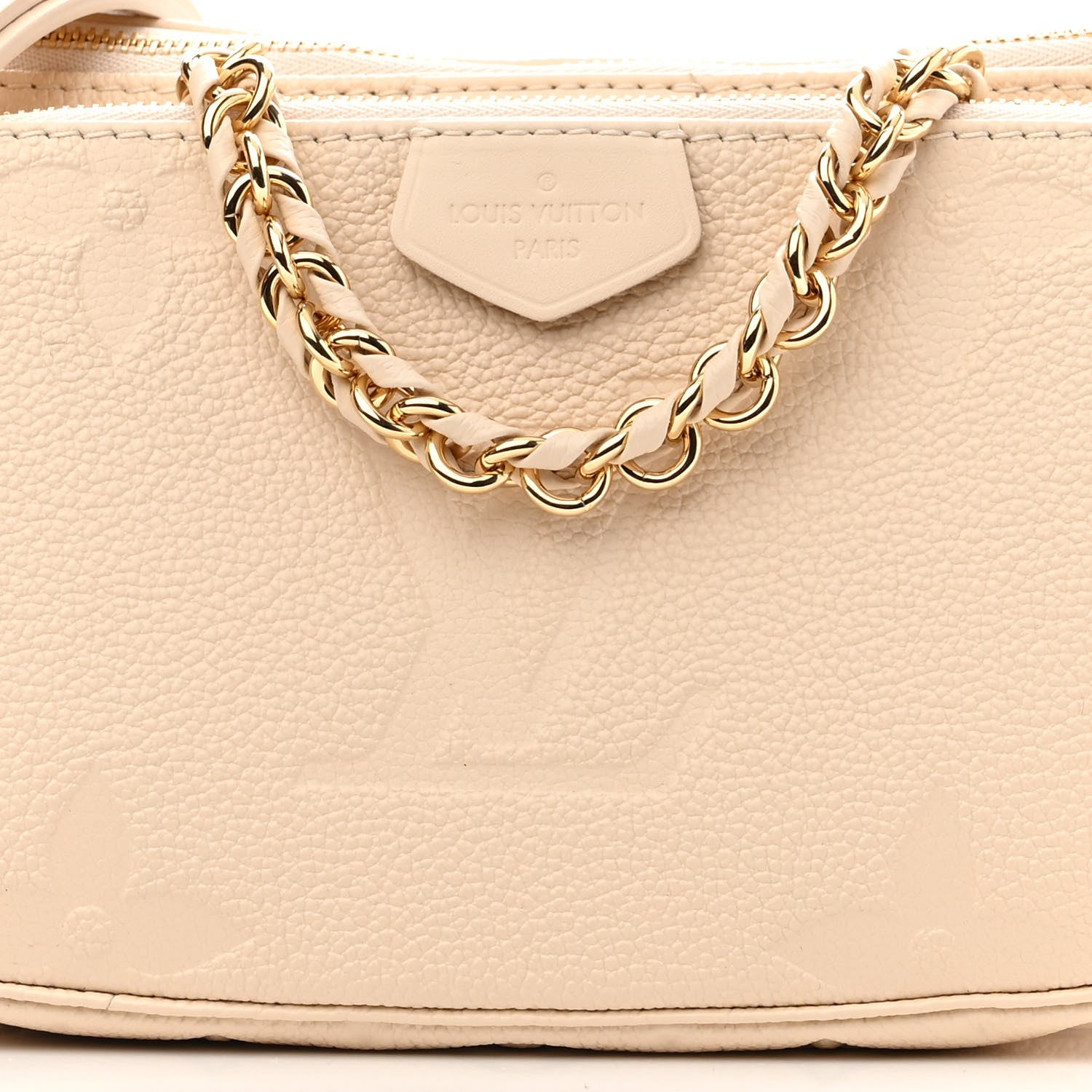 Louis Vuitton Empreinte Monogram Giant Multi Pochette Accessories Cream 8 of 11