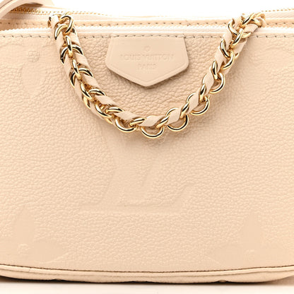 Louis Vuitton Empreinte Monogram Giant Multi Pochette Accessories Cream 8 of 11