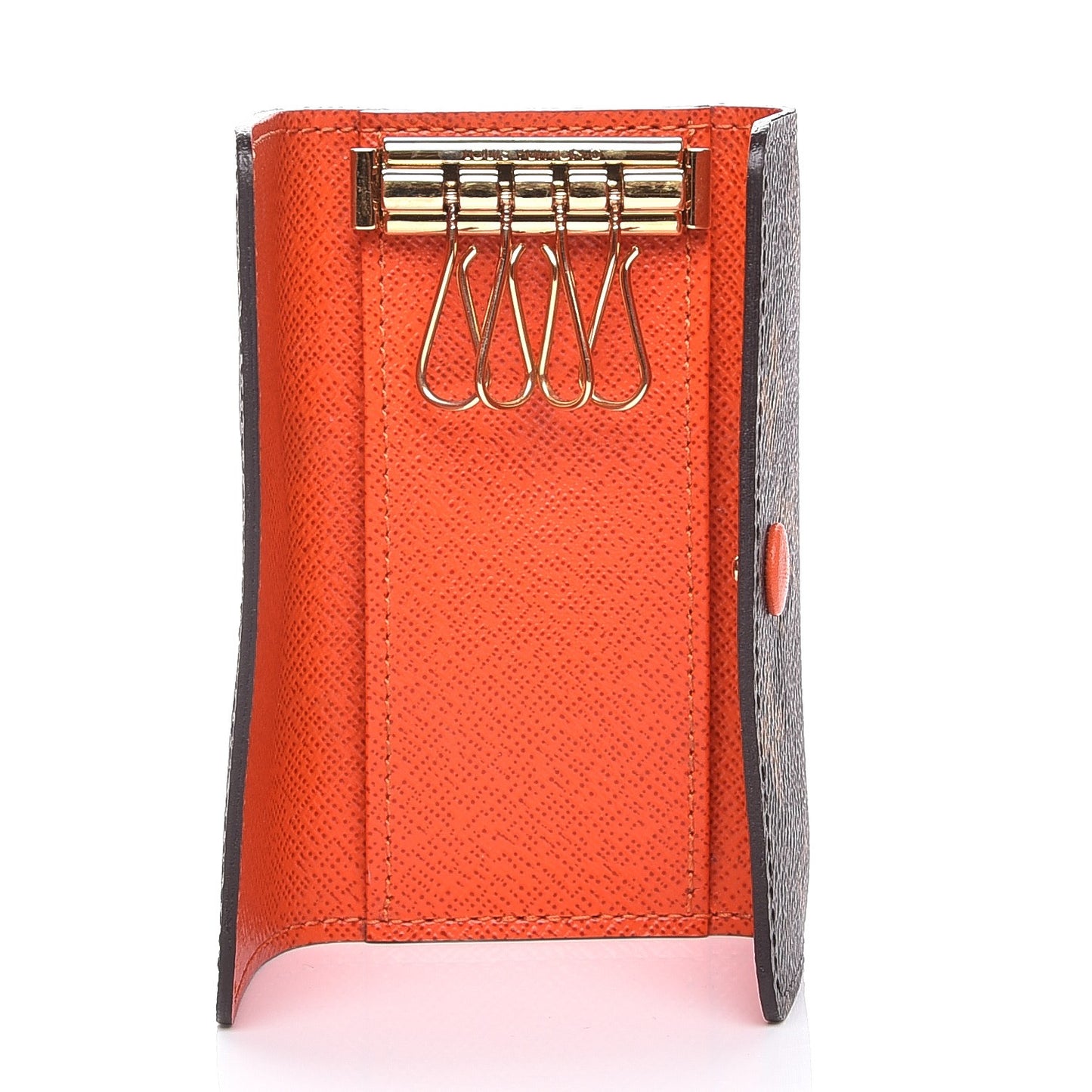 Monogram 4 Key Multicles Holder Poppy