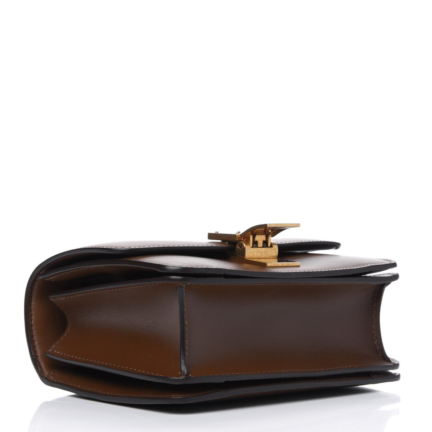 Box Calfskin Small Classic Box Flap Bag Camel