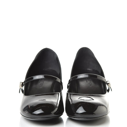 Louis Vuitton Patent Uniformes Silhouette 40mm Pumps 36.5 Black 2 of 8