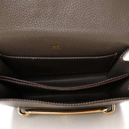 Hermes Taurillon Clemence Sac Roulis 23 Etain 5 of 11
