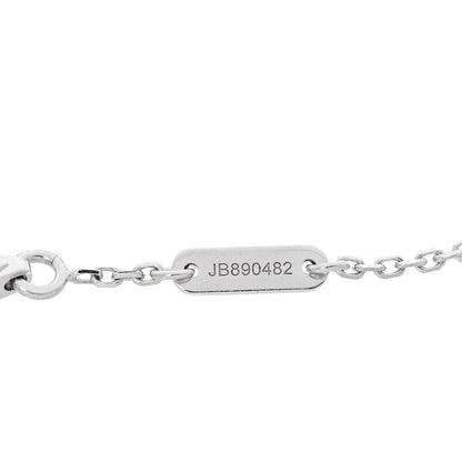 Van Cleef & Arpels 18K White Gold Diamond Sweet Alhambra Bracelet 3 of 4
