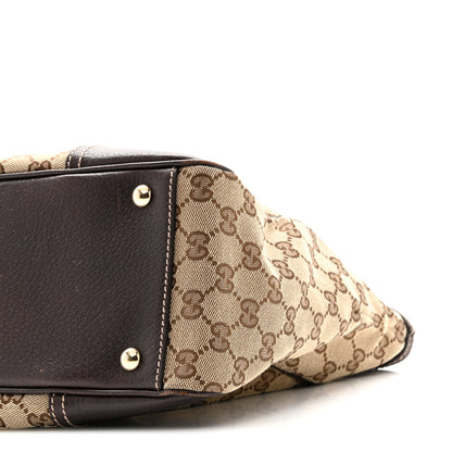 Gucci Monogram Medium Princy Tote Dark Brown 10 of 10