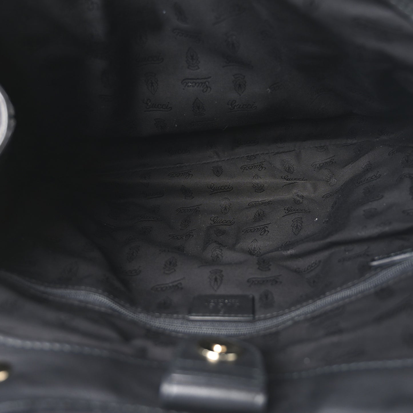 Guccissima Medium Sukey Tote Black