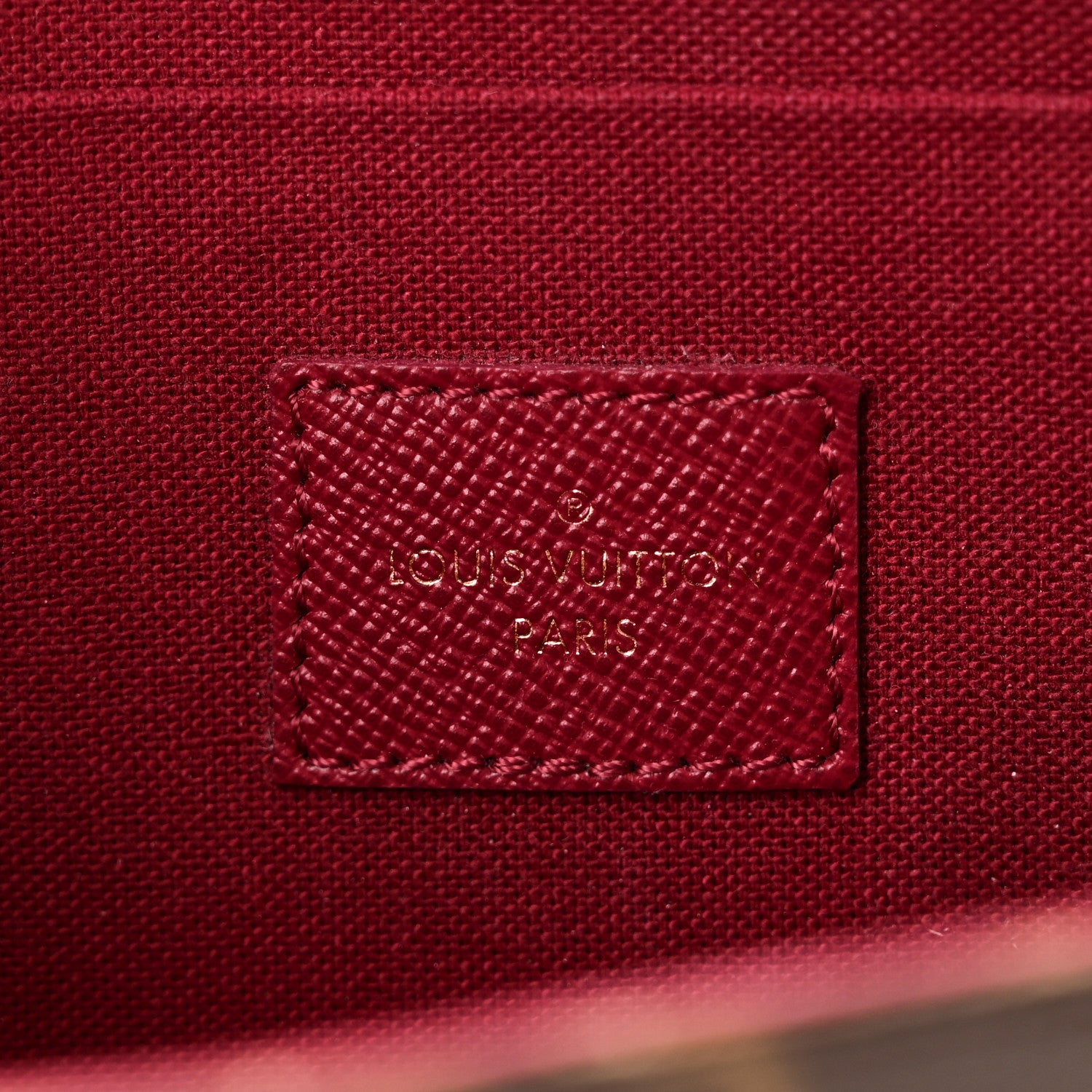 Louis Vuitton Monogram Pochette Felicie Chain Wallet Fuchsia 7 of 10