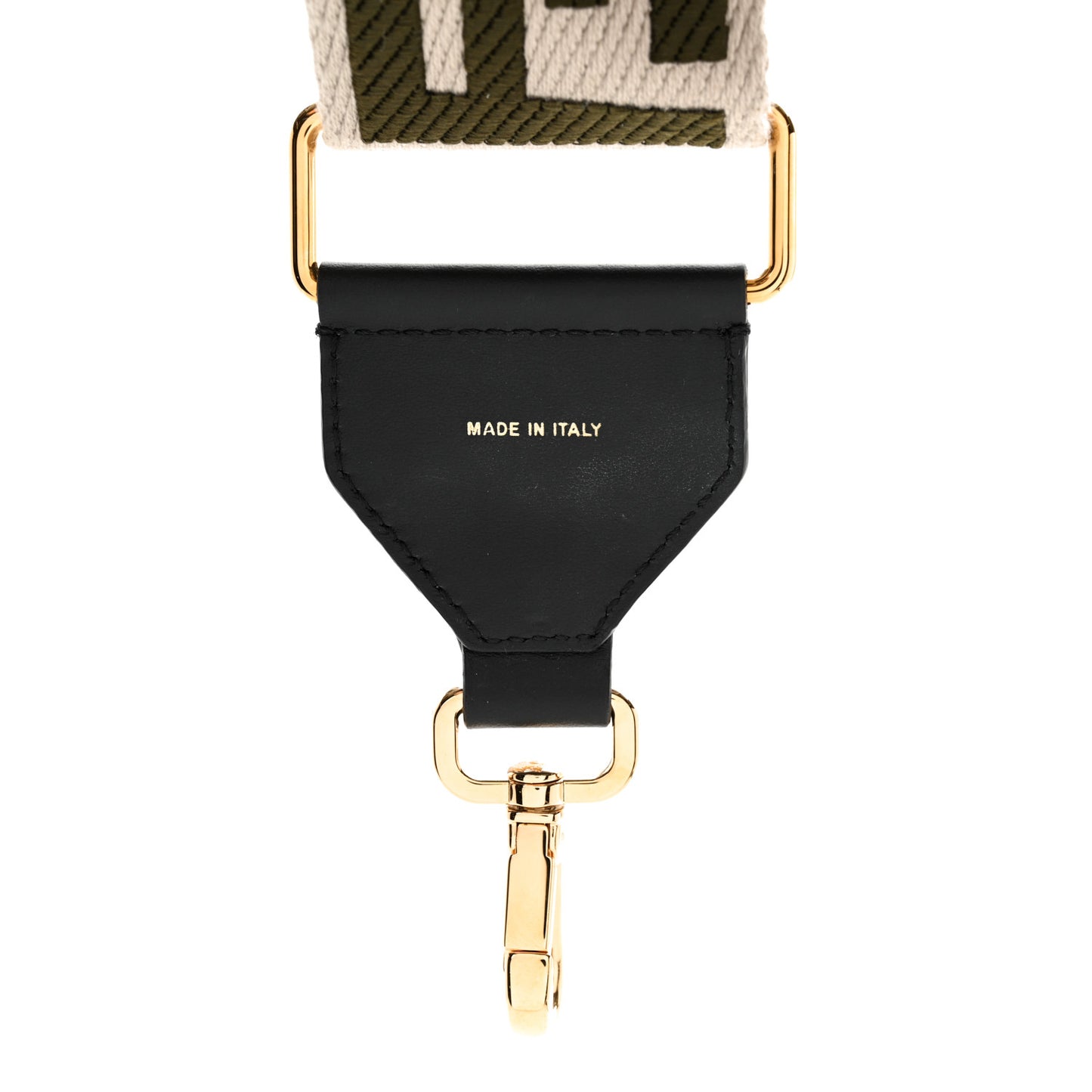 Ribbon Vitello Century FF 1974 Adjustable Strap You Nuvola Verde Black