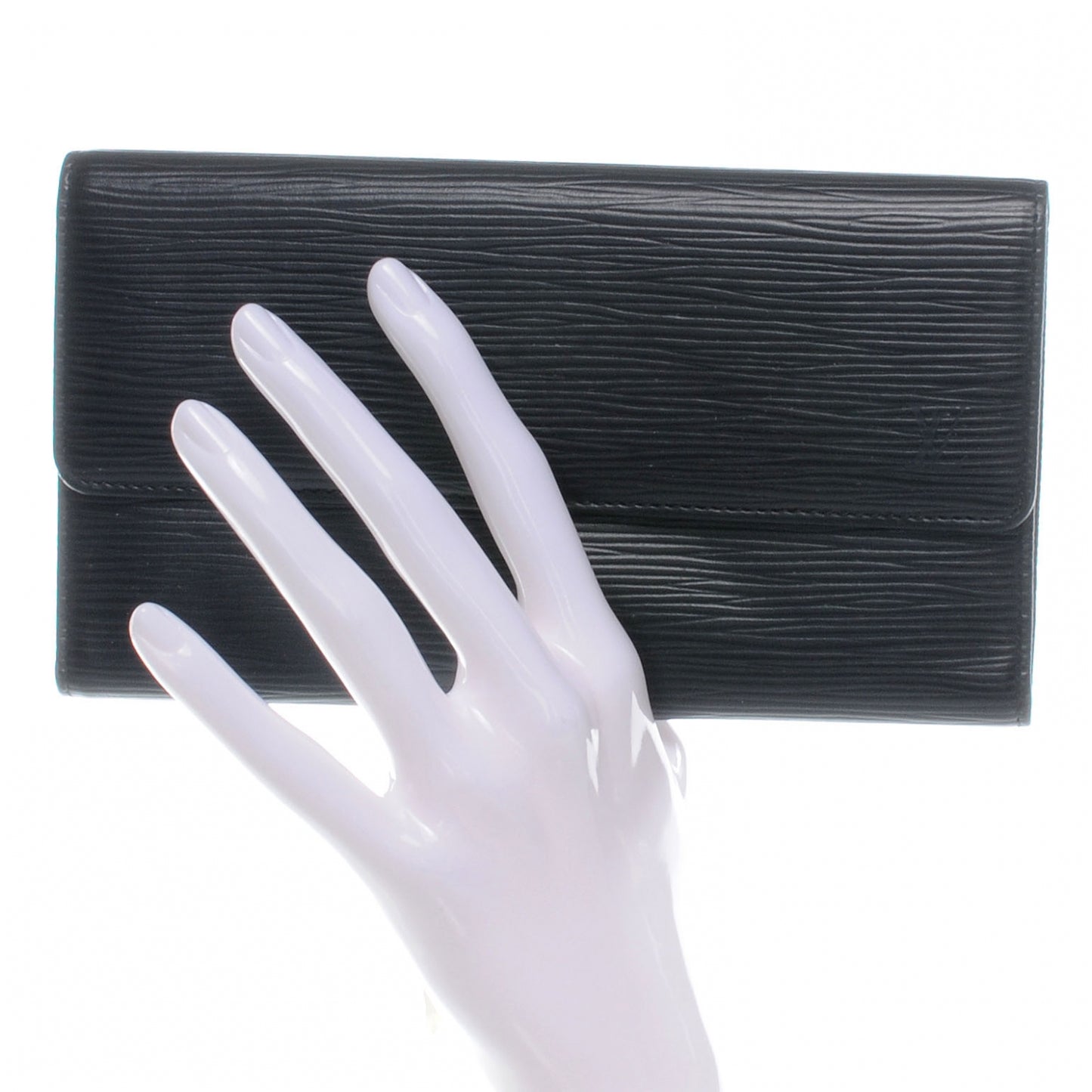 Epi Porte Tresor International Wallet Black
