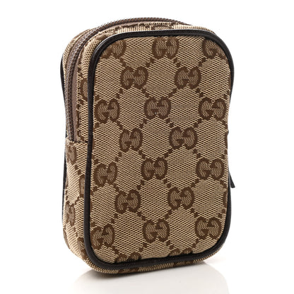 Gucci Monogram Mini Zip Pouch Beige 3 of 8