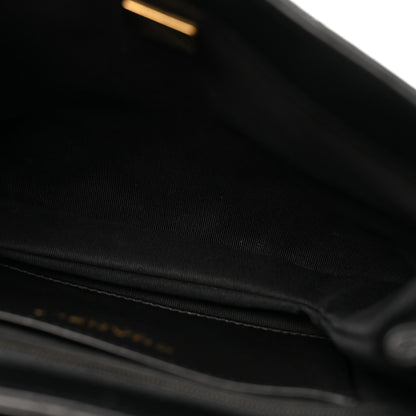 Chanel Lambskin Quilted Giant CC Shoulder Bag Black 5 of 12
