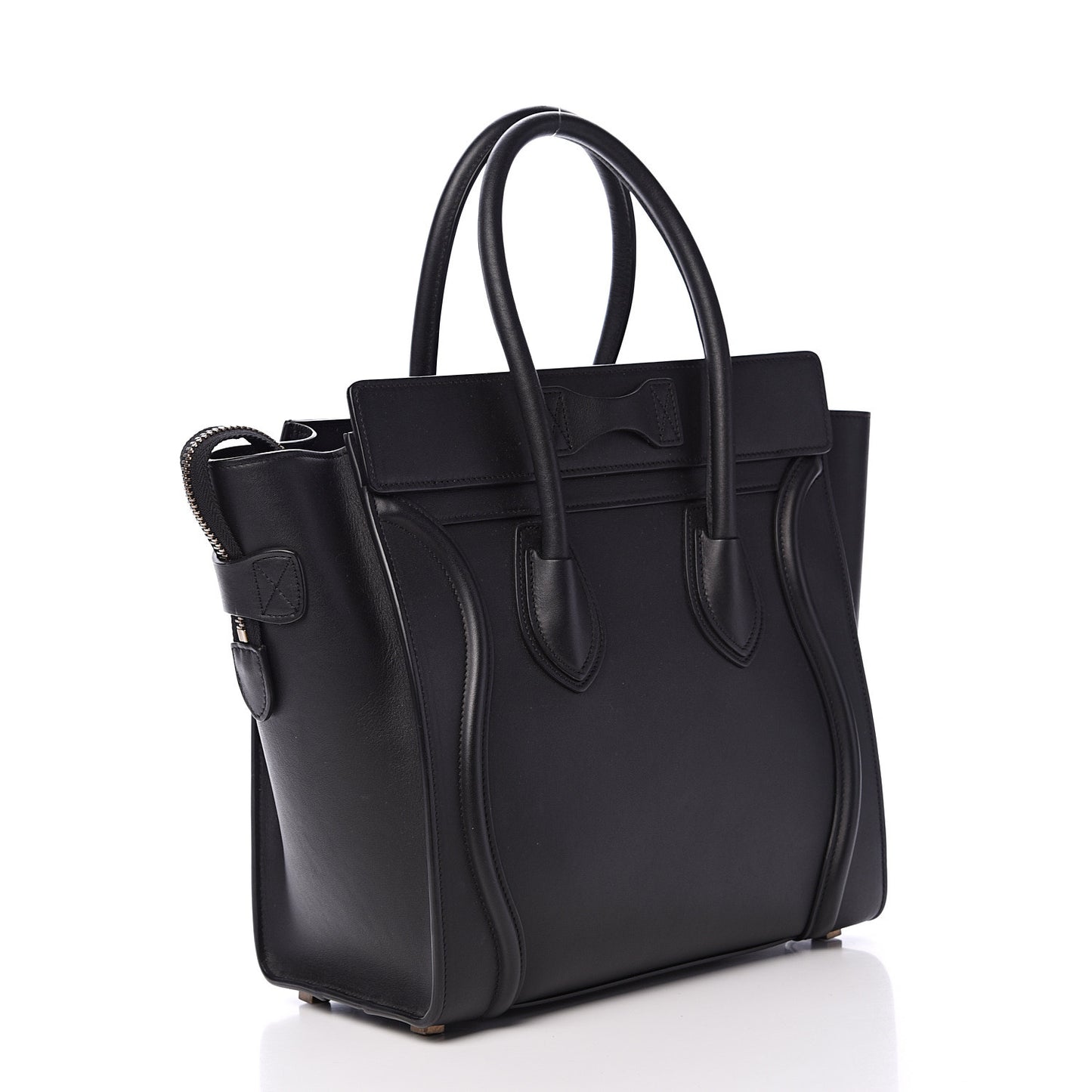 Smooth Calfskin Micro Luggage Black
