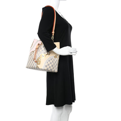 Louis Vuitton Damier Azur Nautical Neonoe MM 2 of 9