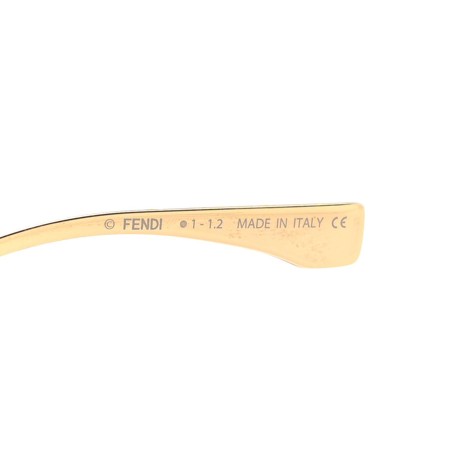 Fendi Metal Disco Geometric Sunglasses FE 40051/U Gold 5 of 7