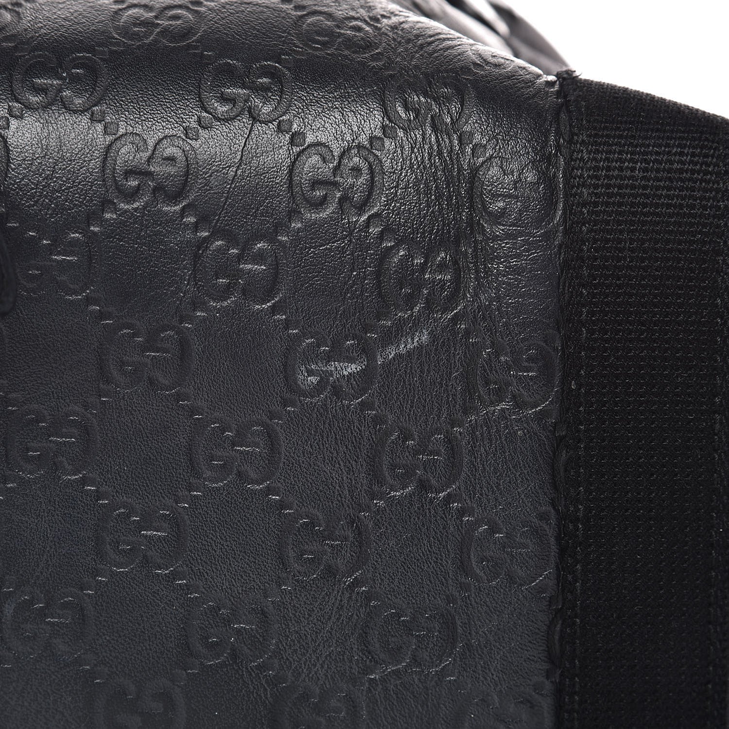 Gucci Guccissima Single Buckle Backpack Black 12 of 21
