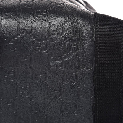 Gucci Guccissima Single Buckle Backpack Black 12 of 21