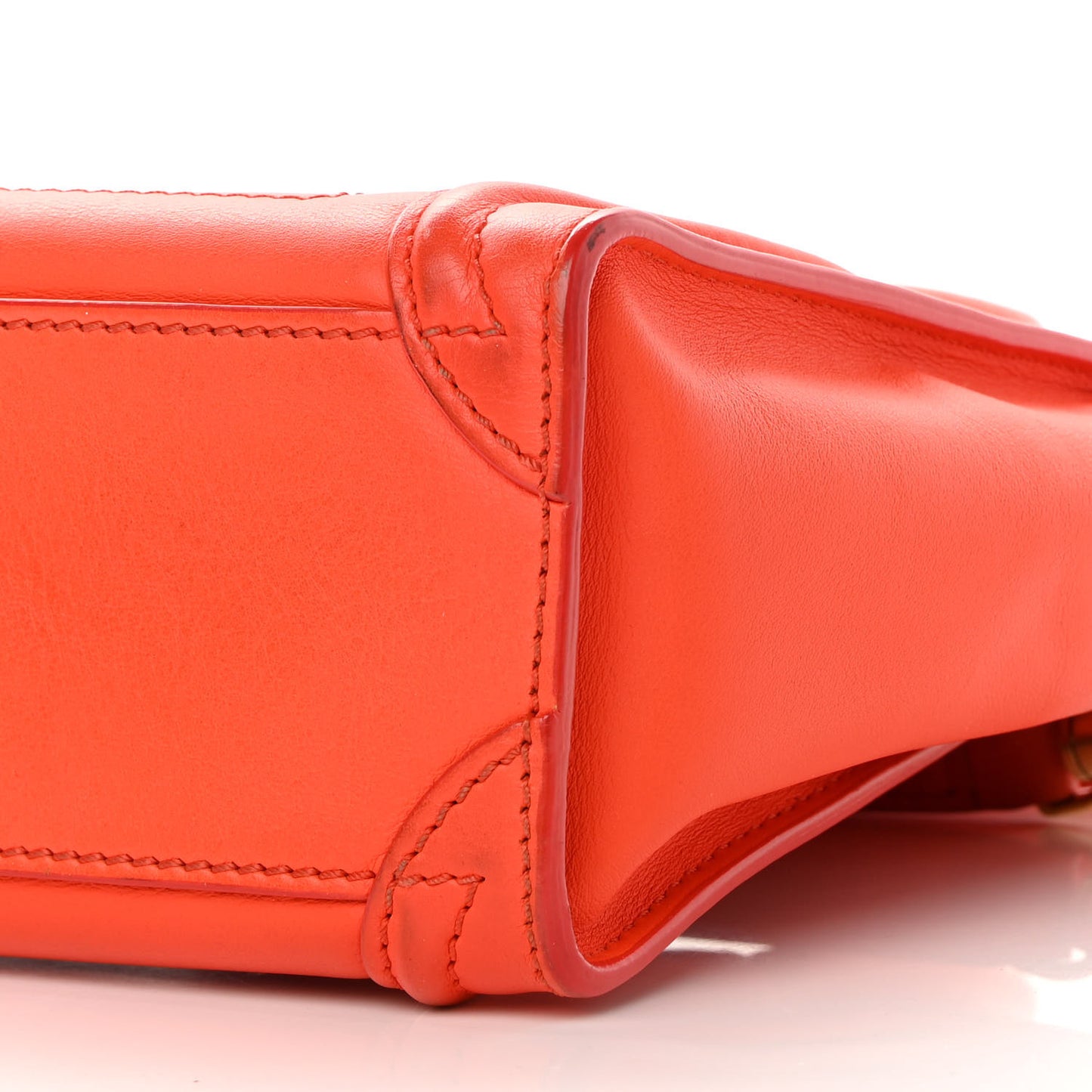 Smooth Calfskin Nano Luggage Fluo Orange