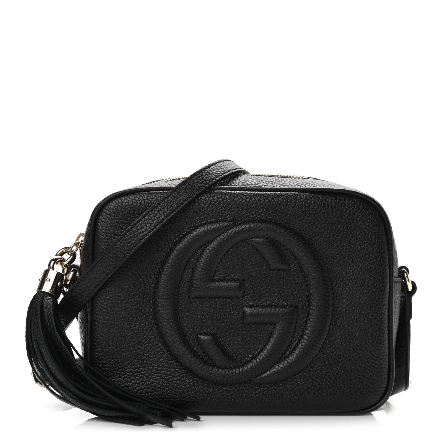 Gucci Pebbled Calfskin Small Soho Disco Bag Black 1 of 11