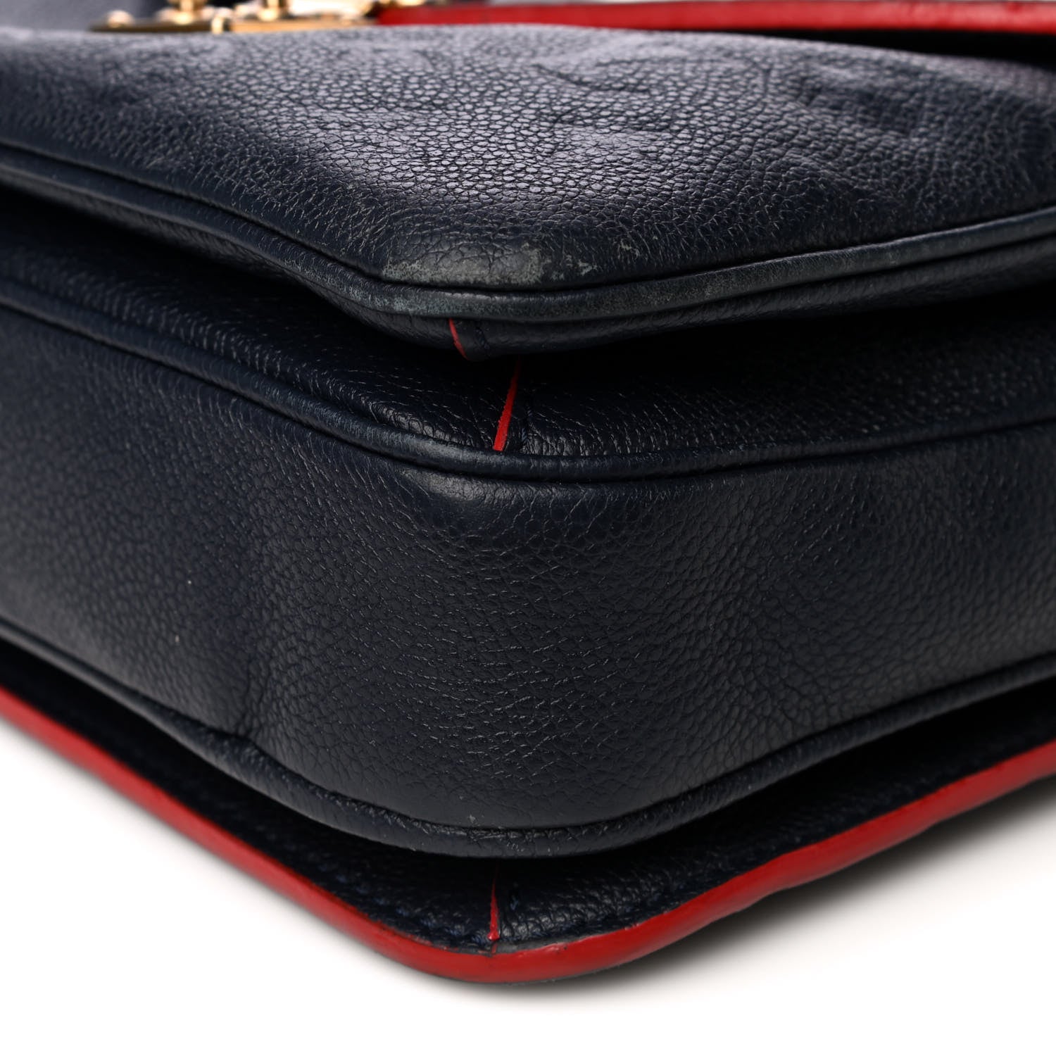 Louis Vuitton Empreinte Pochette Metis Marine Rouge 9 of 16