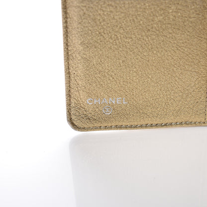 Chanel Metallic Calfskin Quilted Reissue Yen Wallet Gold 6 of 15