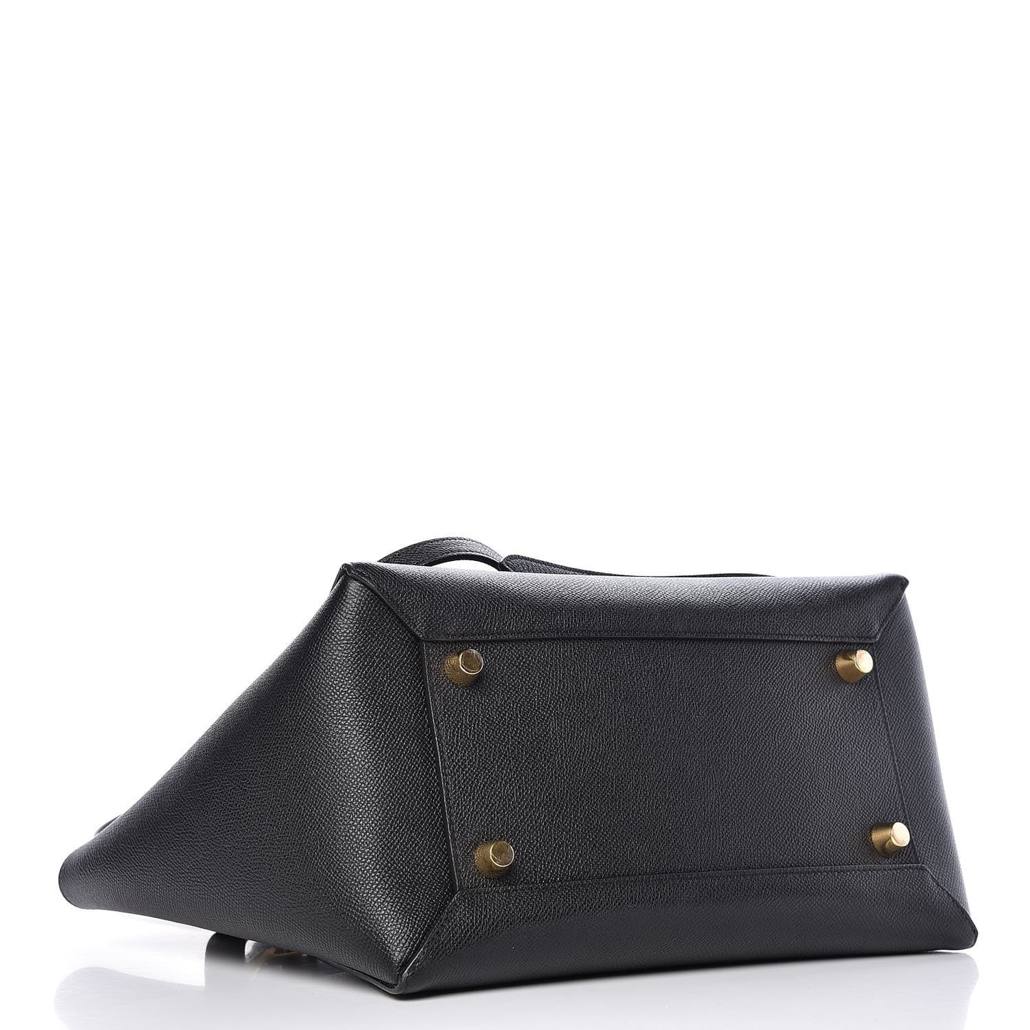 Grained Calfskin Mini Belt Bag Black