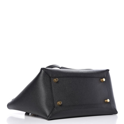 Celine Grained Calfskin Mini Belt Bag Black 4 of 9
