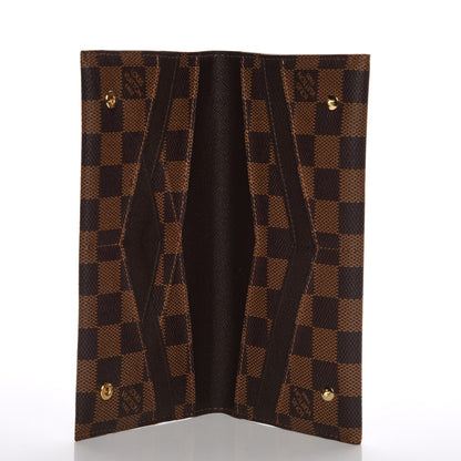 Louis Vuitton Damier Ebene Long Origami Wallet 5 of 7