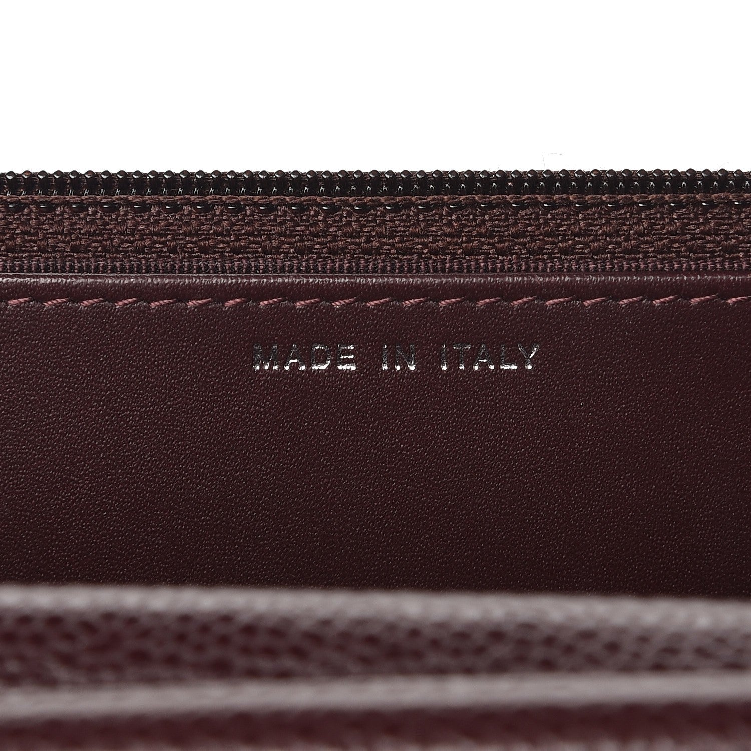 Chanel Caviar Quilted Wallet on Chain WOC Burgundy 7 of 9
