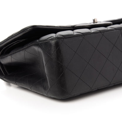 Chanel Lambskin Quilted Jumbo Double Flap Black 6 of 14