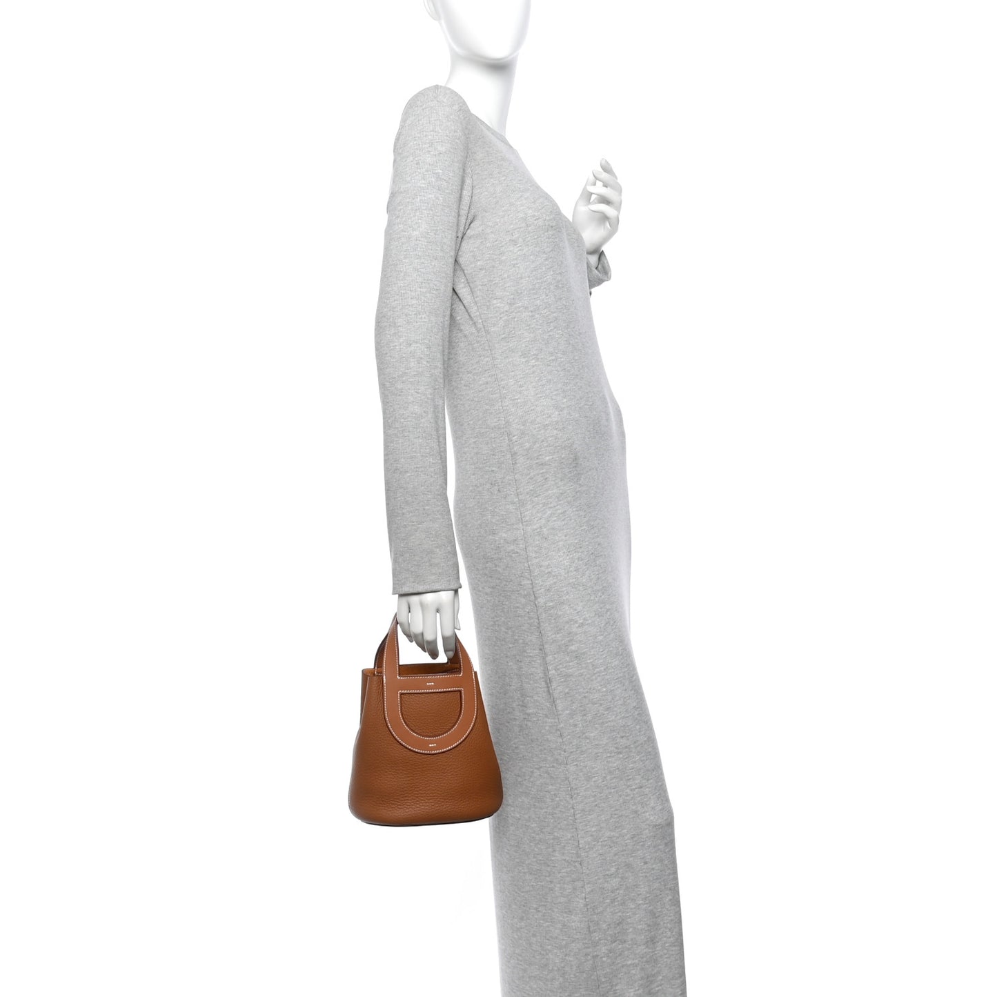 Taurillon Clemence Swift In-The-Loop 18 Bag Gold
