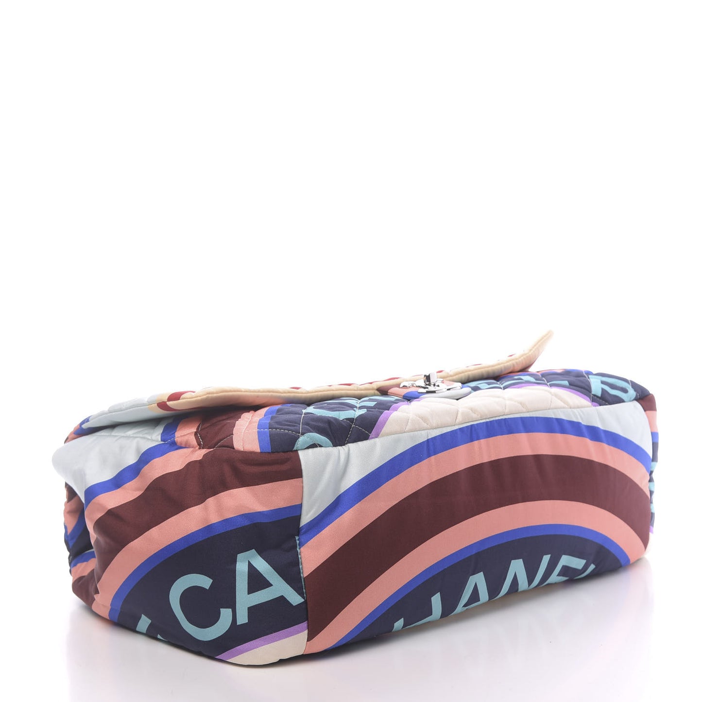 Fabric Quilted Printed XXL Flap Multicolor