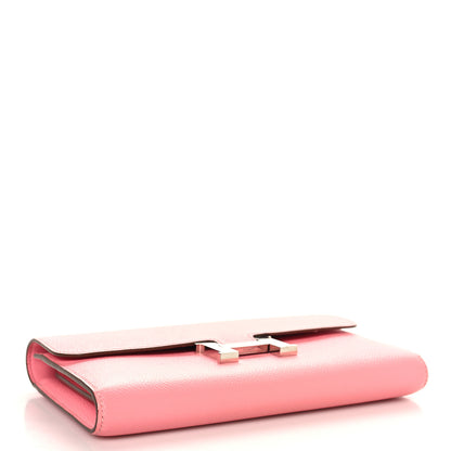 Hermes Epsom Constance Long Wallet Rose Confetti 4 of 7