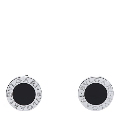 Bulgari 18K White Gold Black Onyx BVLGARI BVLGARI Stud Earrings 1 of 10