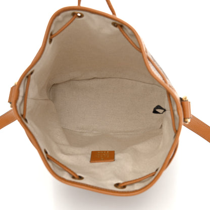 Gucci X DISNEY Mini Vintage GG Supreme Monogram Bucket Bag Beige Vintage Sun Oil 4 of 10