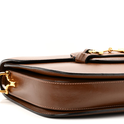 Gucci Azalea Calfskin Horsebit 1955 Shoulder Bag Brown Sugar 9 of 10