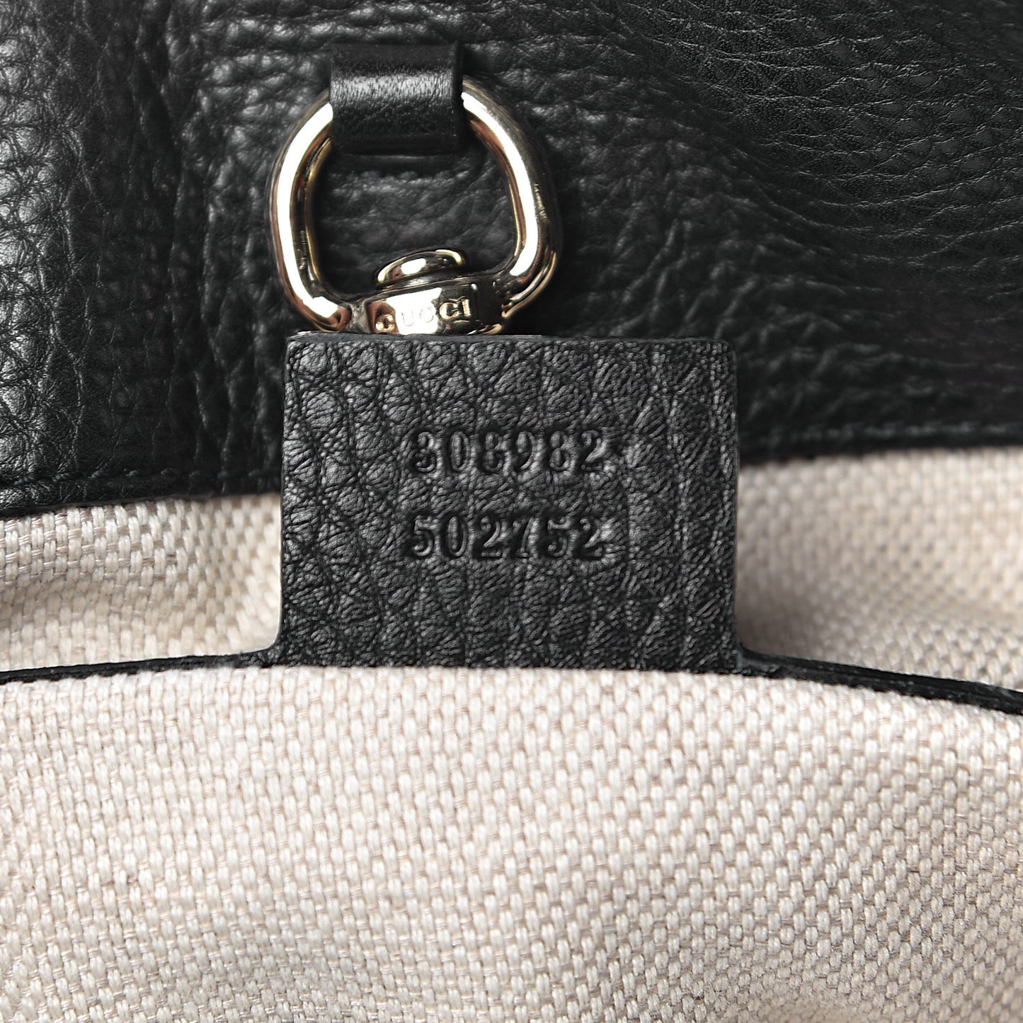 Pebbled Calfskin Medium Soho Chain Shoulder Bag Black