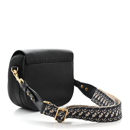 Christian Dior Grained Calfskin Large Bobby Flap Black 3 of 9