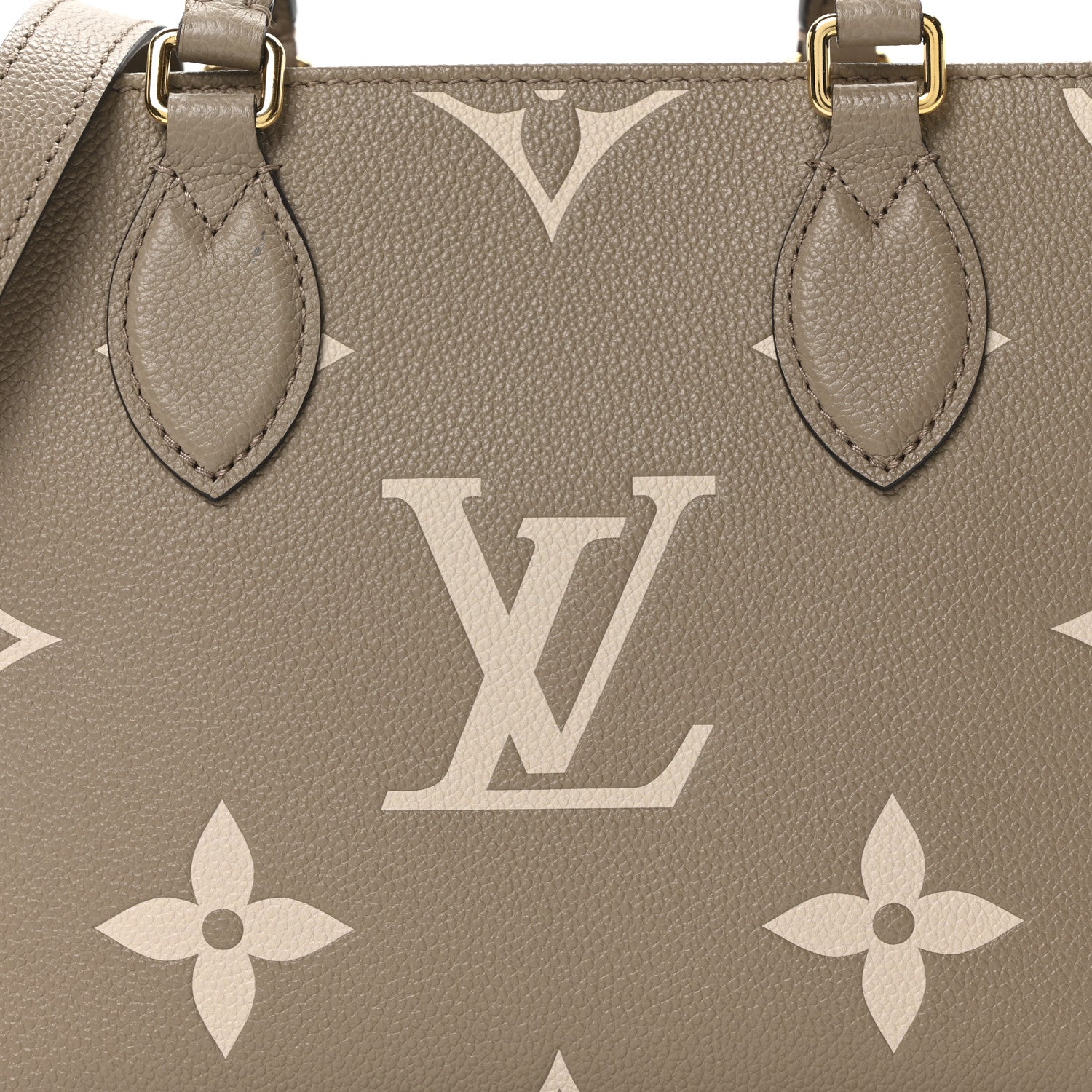Louis Vuitton Empreinte Monogram Giant Onthego PM Tourterelle Creme 7 of 9
