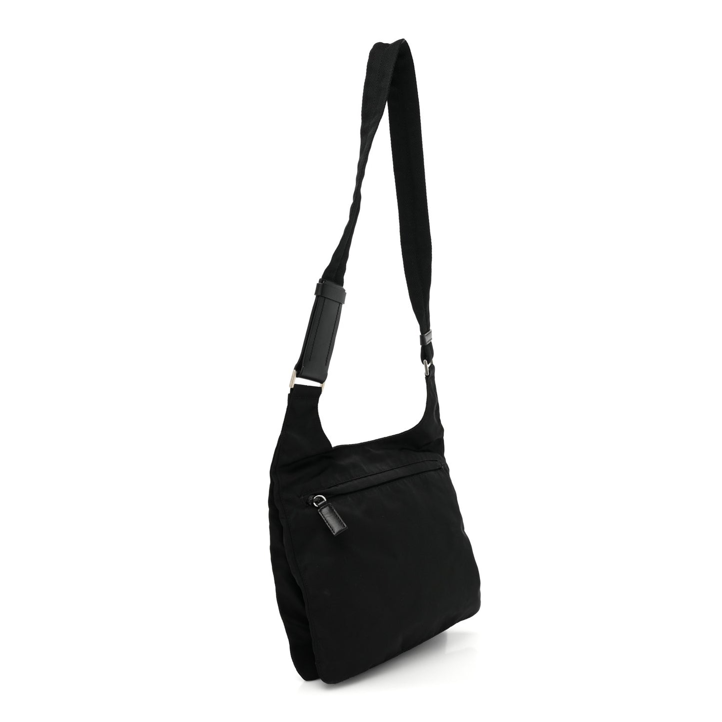 Tessuto Nylon Sport Shoulder Bag Black