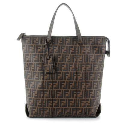 Fendi Zucca Spalmati Top Handle Tote Tobacco 1 of 8