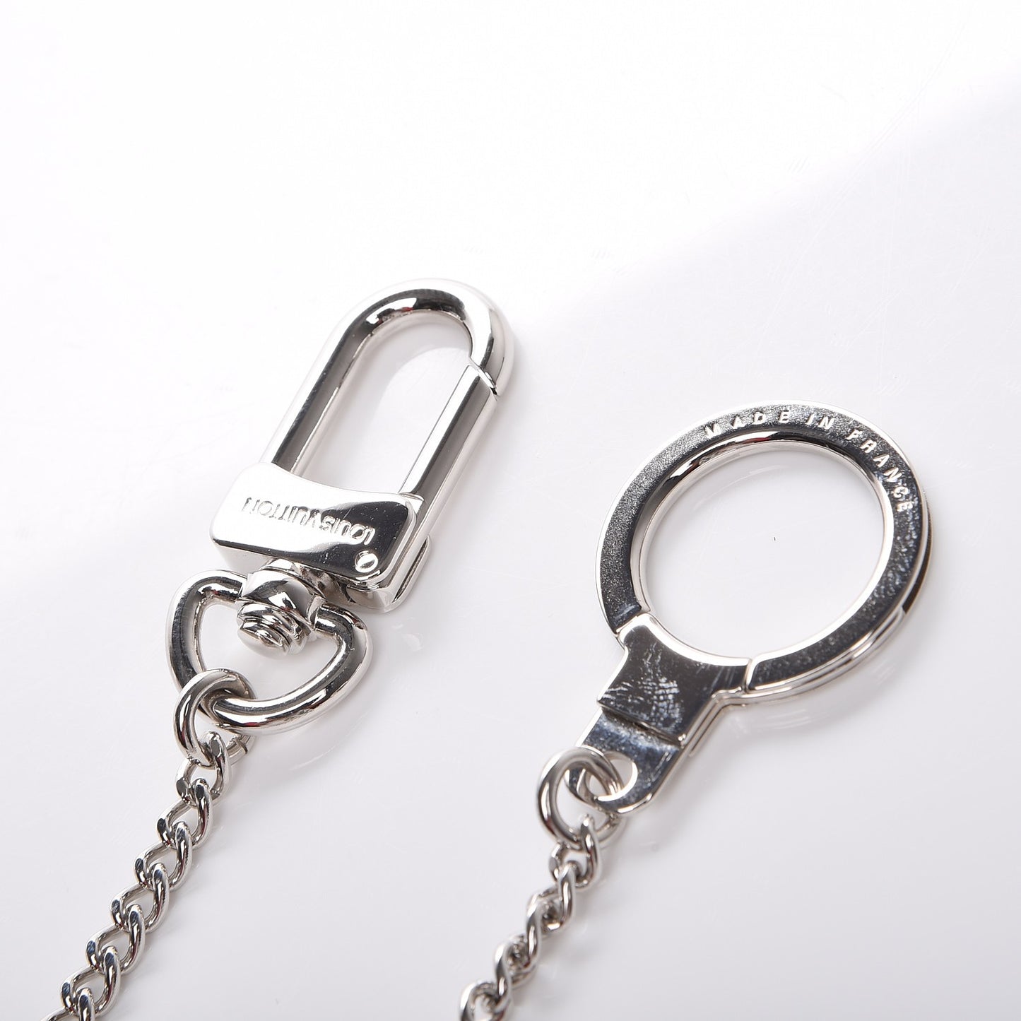 Pochette Extender Key Ring Chain Silver